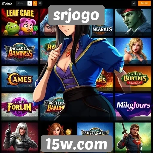 Análise do catálogo diversificado de jogos no srjogo